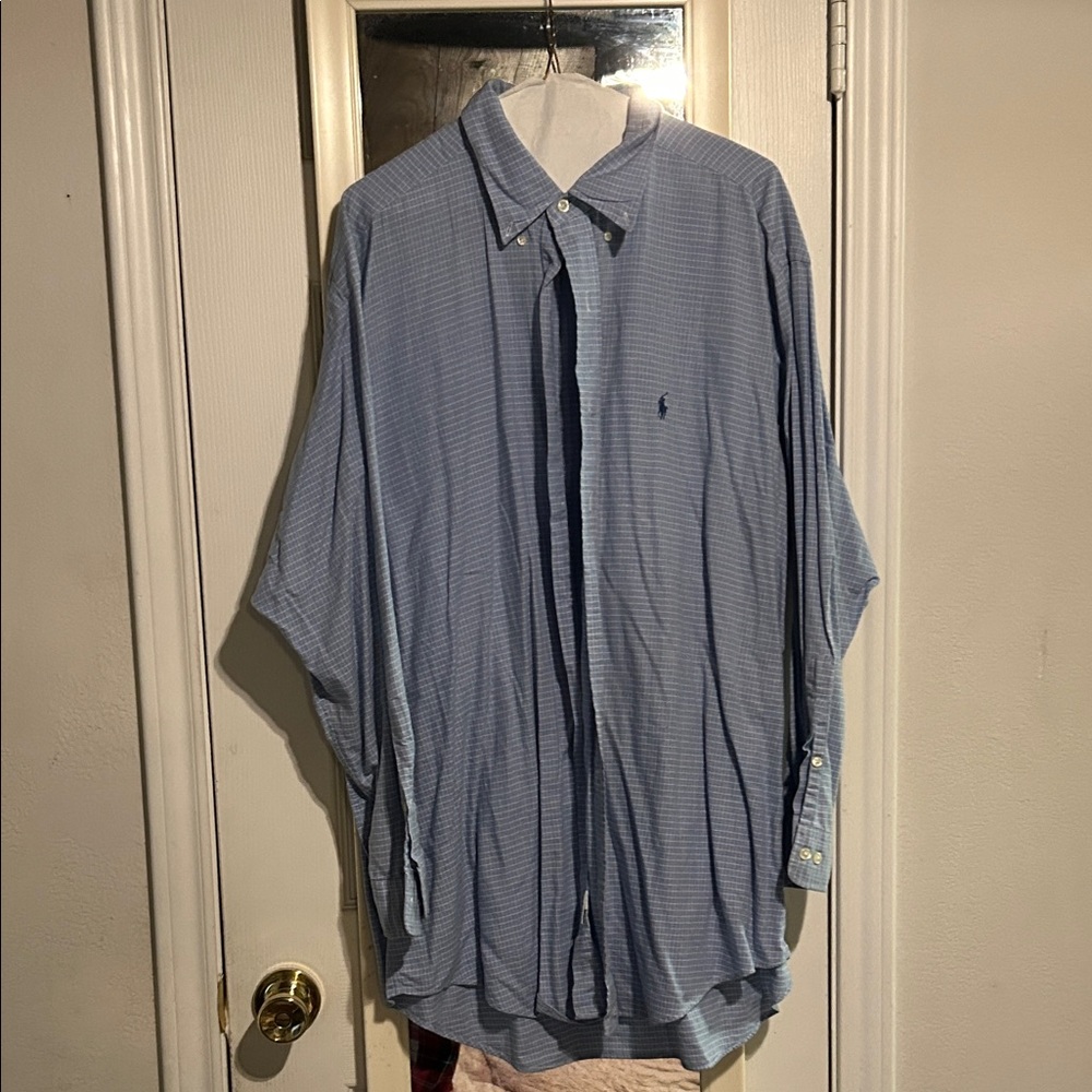 Polo Ralph Lauren Light Blue Checkered Shirt